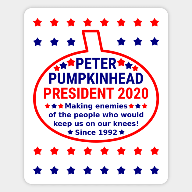 Peter Pumpkinhead 2020 Magnet by apalooza